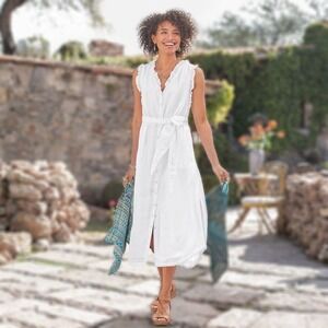 knee length dresses for ladies Women's Rust Printed Maxi Dress